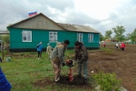 Перед самыми праздниками появились еще две аллеи памяти в Поспелихинском районе.